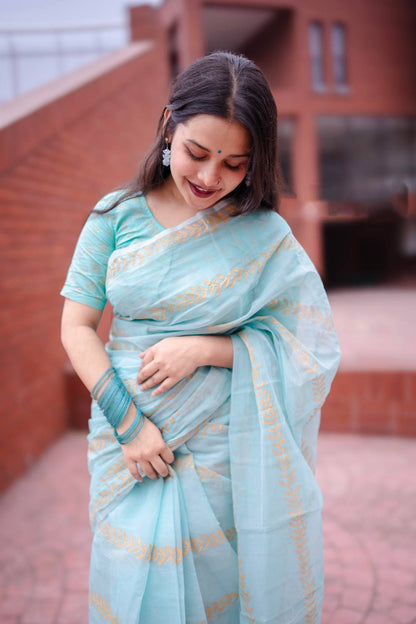 Premium Semi Maslin Saree